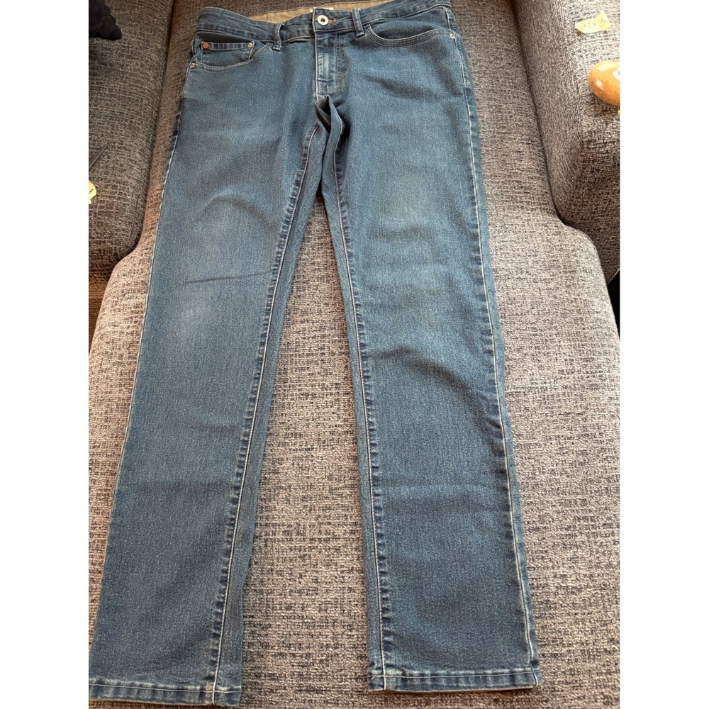 Weatherproof Vintage Slim Fit Mens Jeans Blue Size 34x32‎ Cotton Blend RN150454